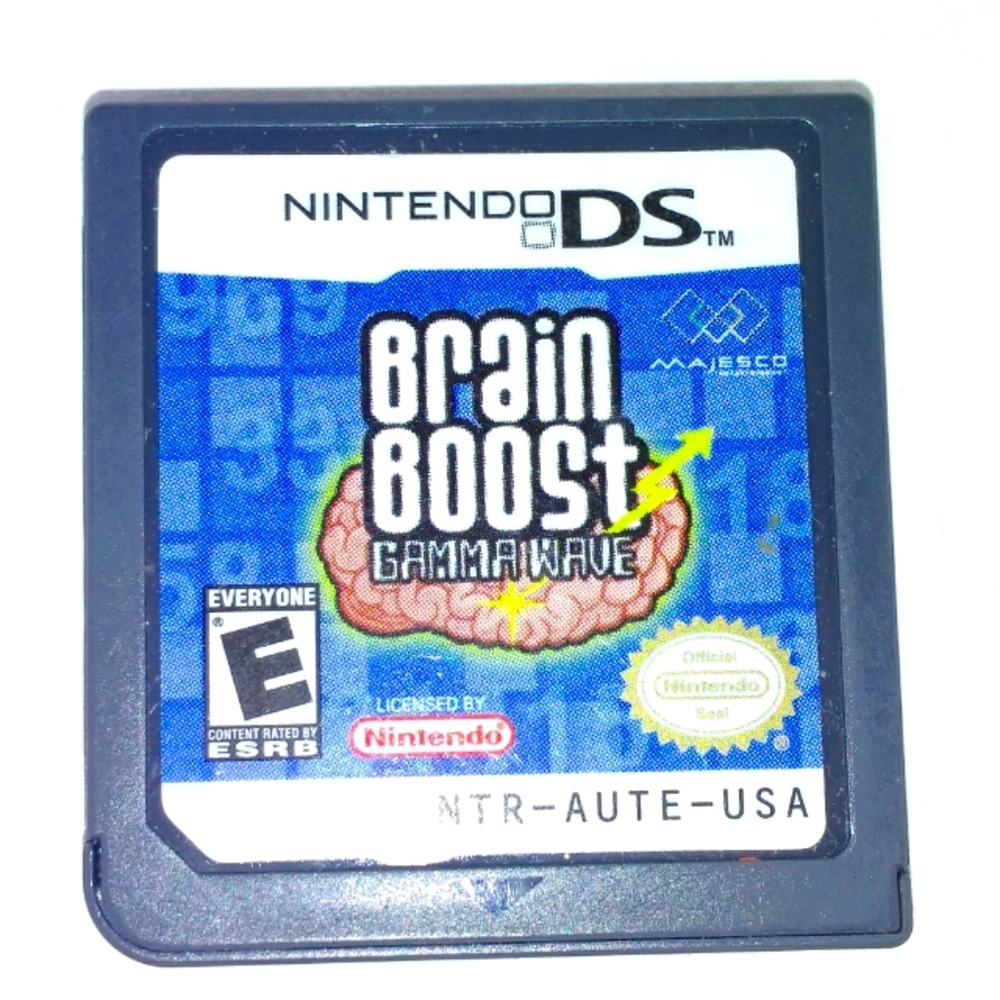 Brain Boost Gamma Wave Game Cartridge For Nintendo DS